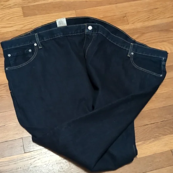 Levi's Men's Relaxed Jeans in Dark Blue - Picture 3 of 8
